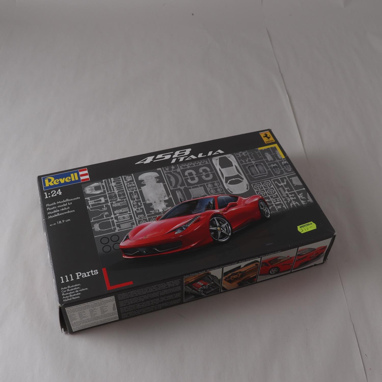 Byggmodel, Ferrari 458 italia, i kartong