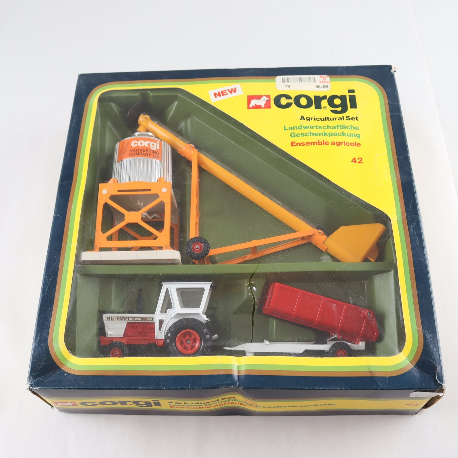 Traktor, Corgi agricultural set, i org ask.