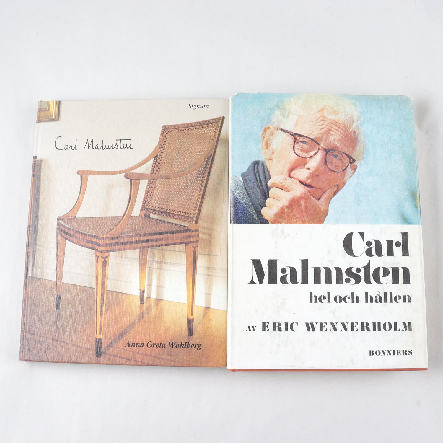 Två biografier om Carl Malmsten, av Eric Wennerholm & Anna Greta Wahlberg