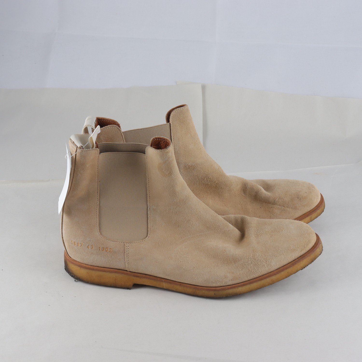 Chelsea boots, Common Projects, mocka läder, stl. 43