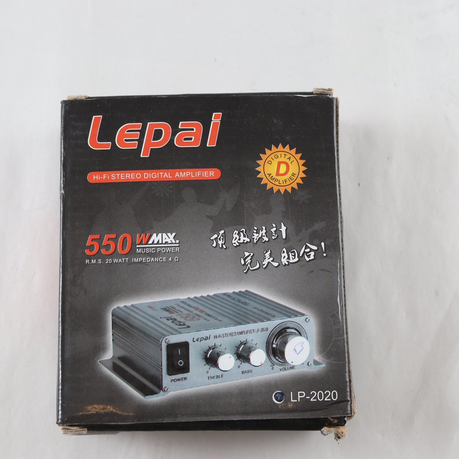 Amplifier,Lepai 550 wmax.