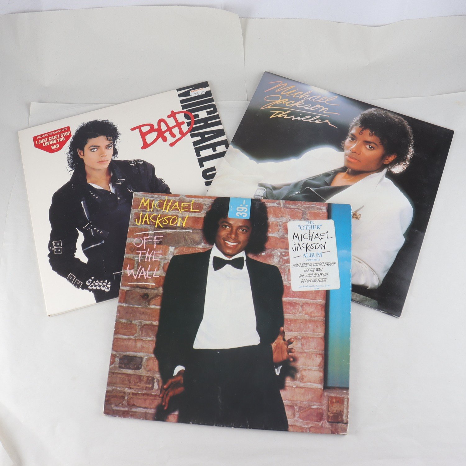 LP Set Michael Jackson, 3 titlar