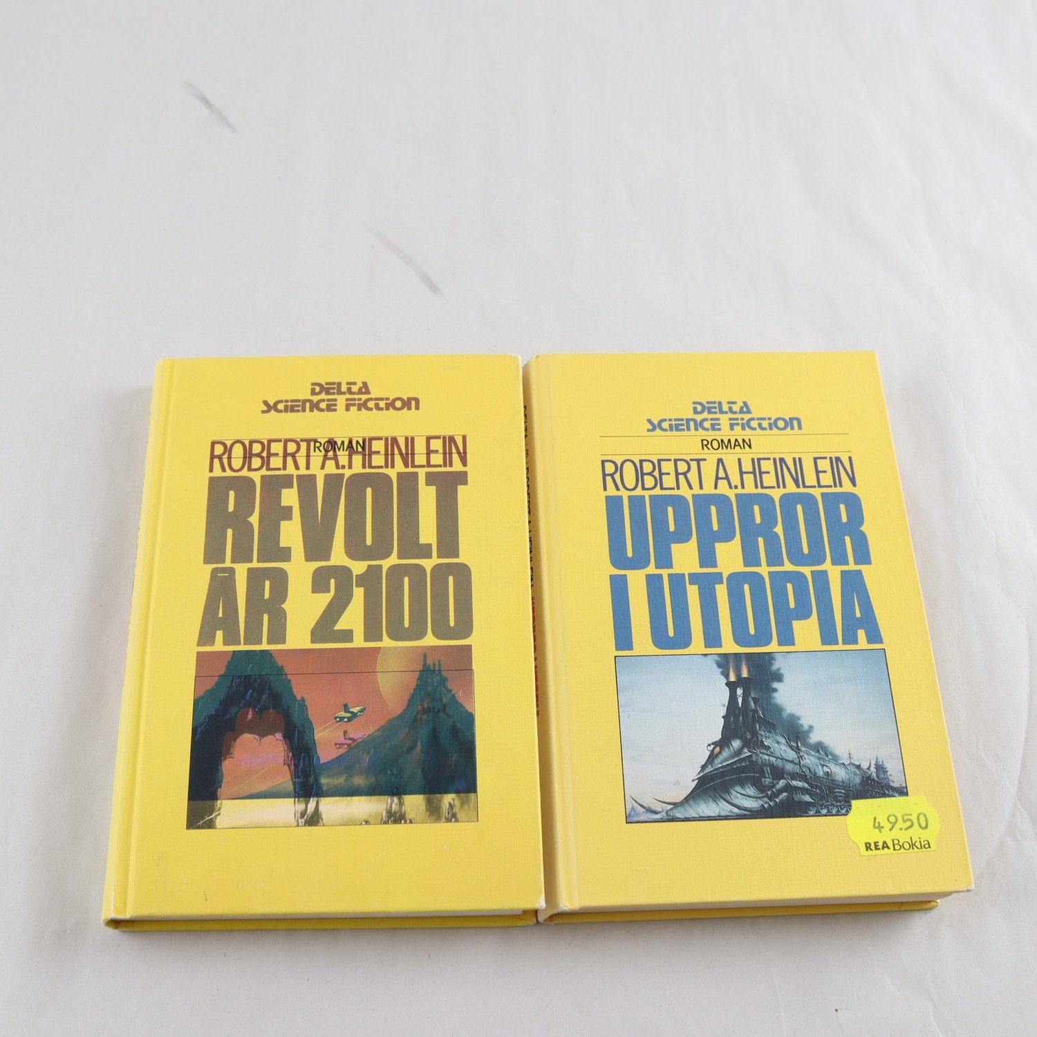 Bokpaket: Uppror i Utopia samt Revolt år 2100; Robert A. Heinlein