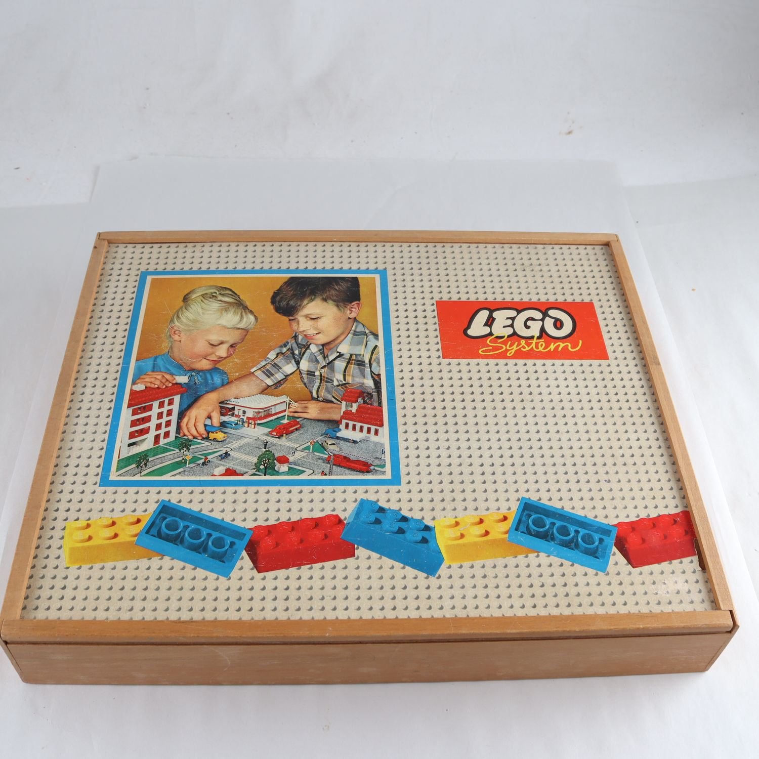 Lego, System, Retro, 1950-1960-tal. Samfraktas ej.