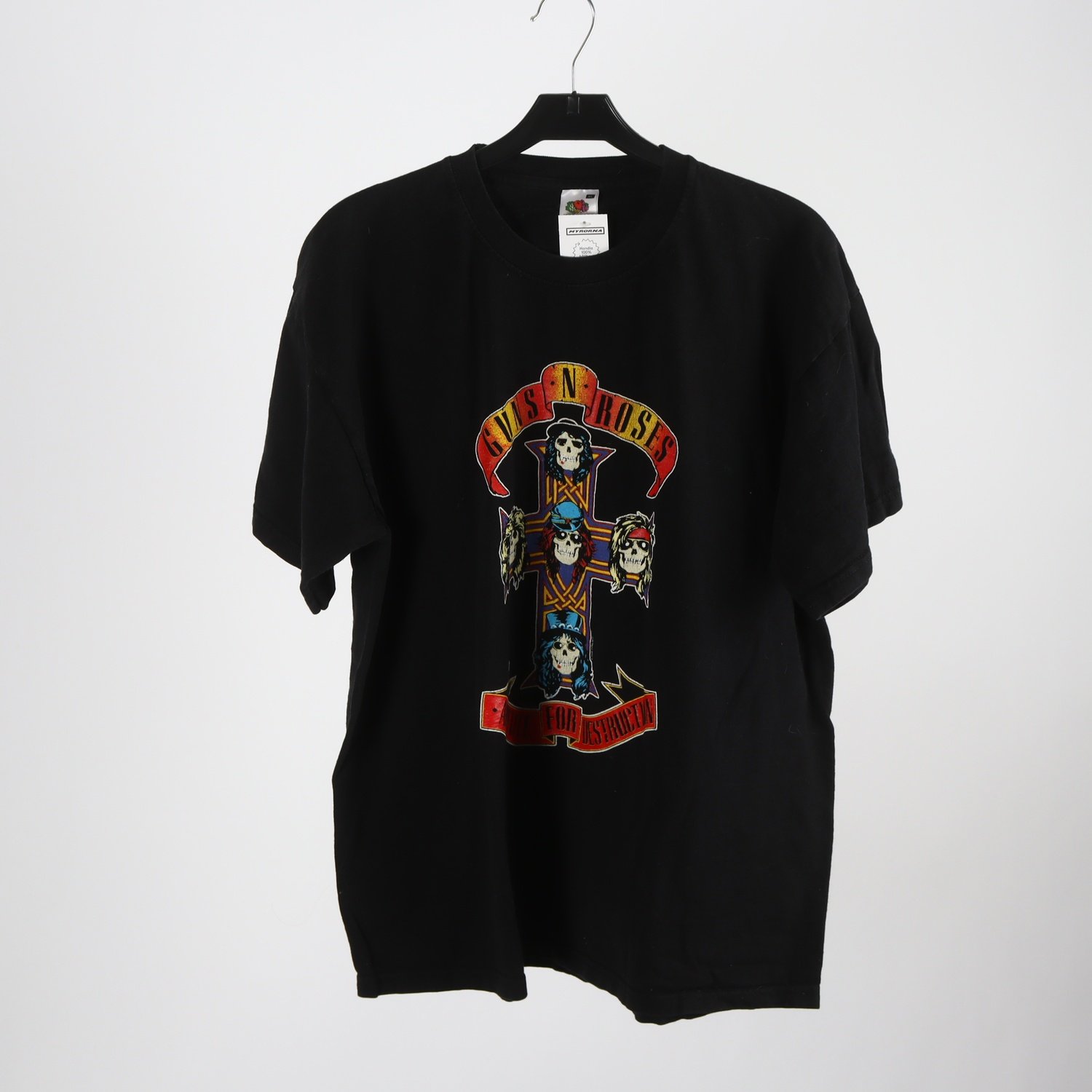 T-Shirt, Fruit Of the loom, Guns’n’Roses, svart, stl. XL