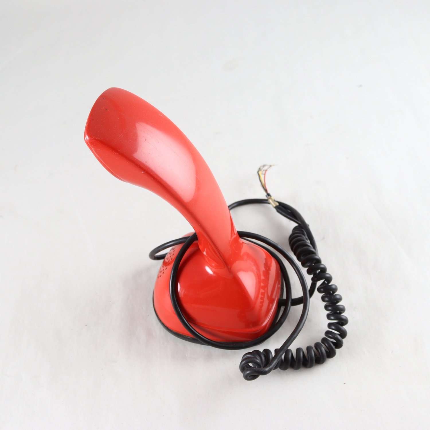 Telefon, Kobra, lm ericsson, röd.