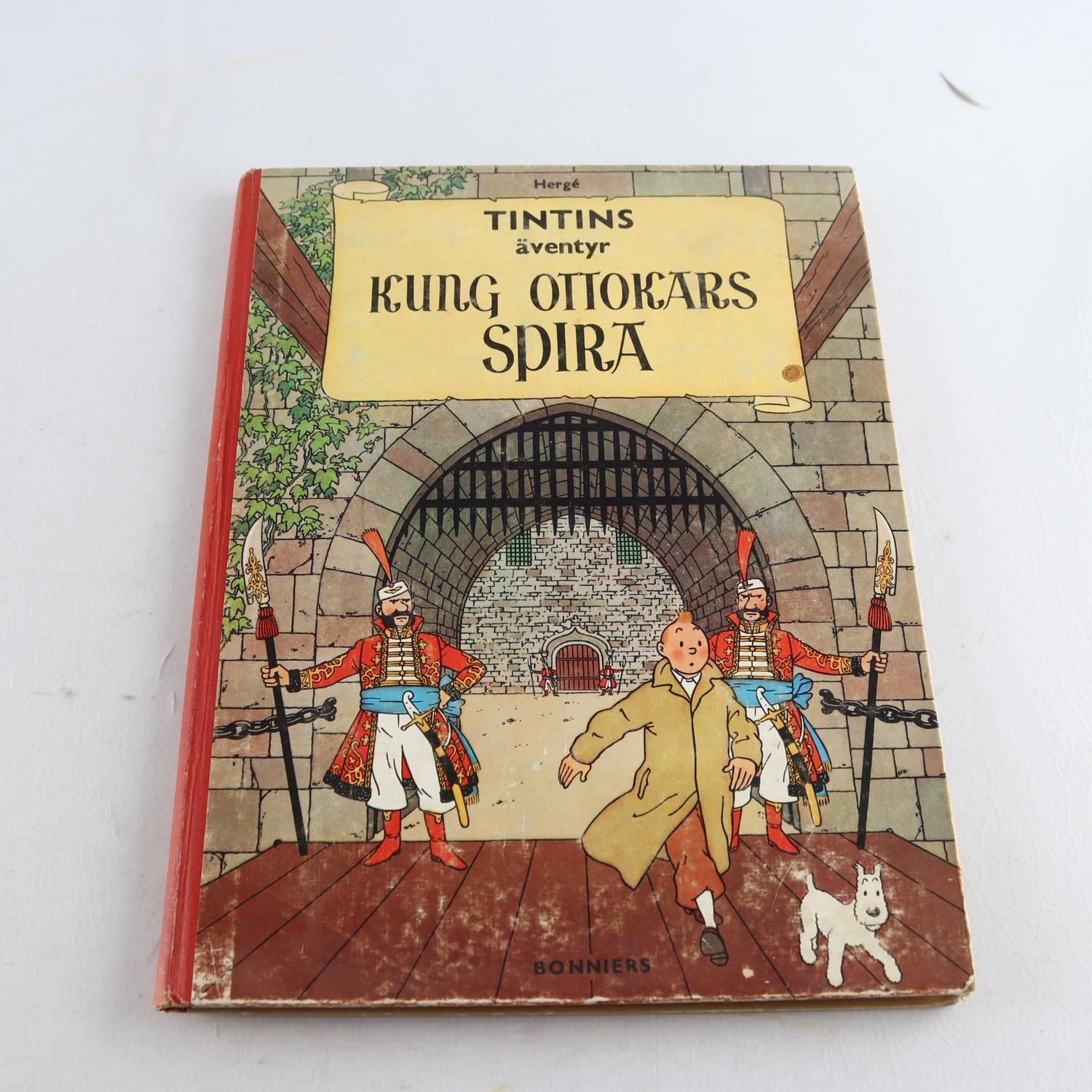 Hergé, Tintins äventyr, Kung Ottokars spira (första utgåvan, 1960)