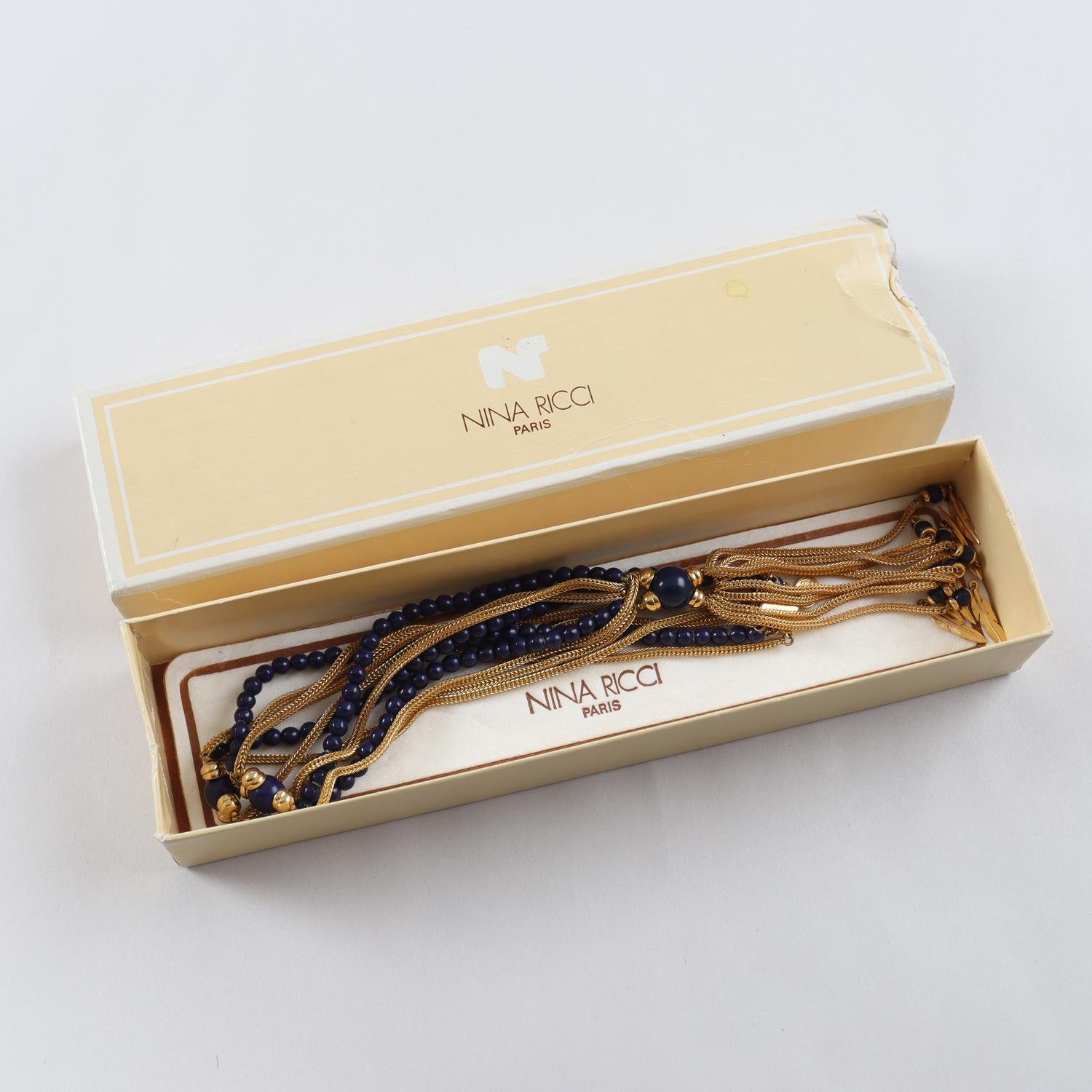 Halsband, bijouteri, Nina Ricci, Paris