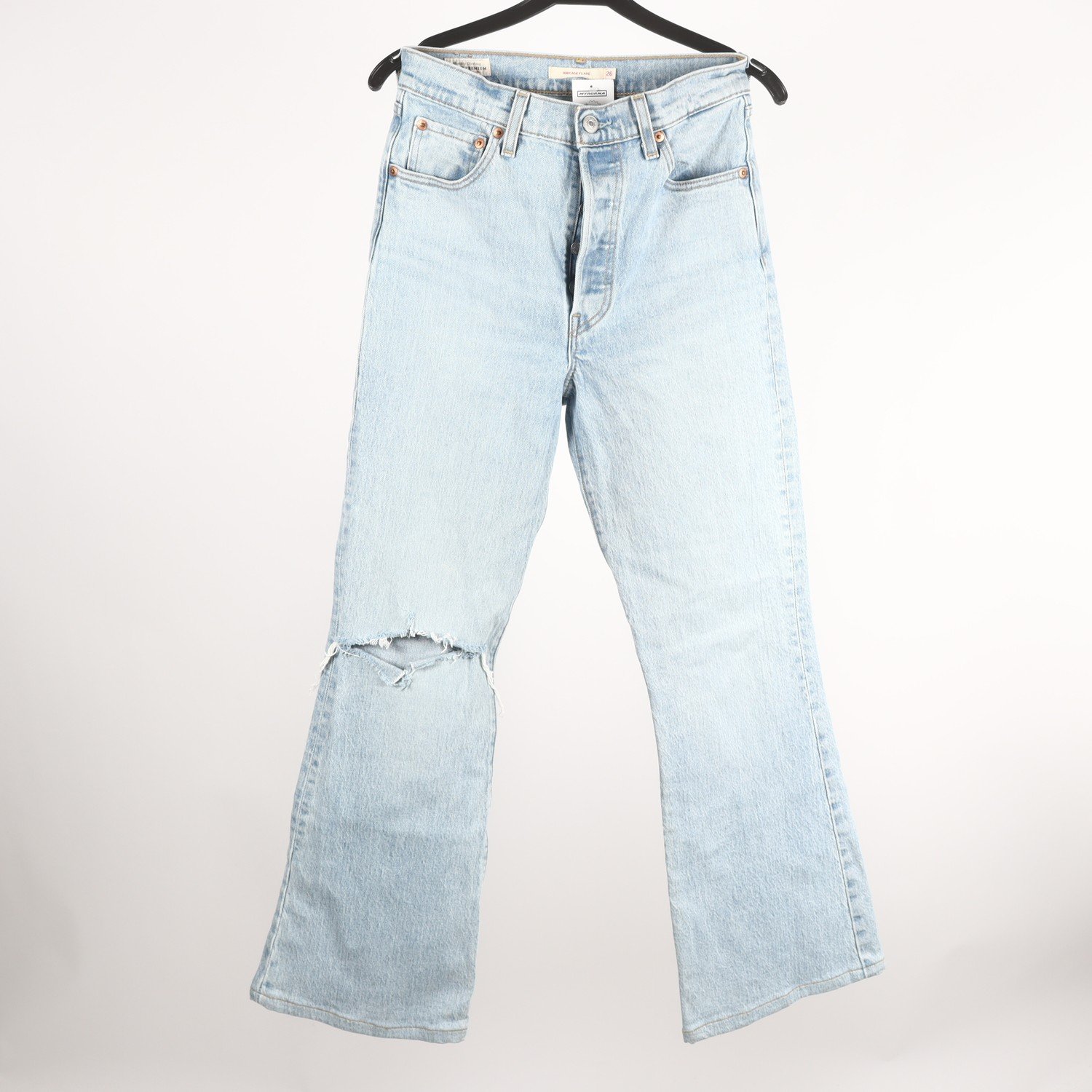 Jeans, Levi Strauss & Co, Ljusblå, Stl 26