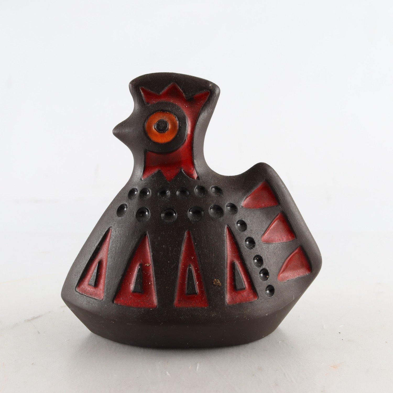 Figurin i keramik, tupp, Gabriel keramikverkstad