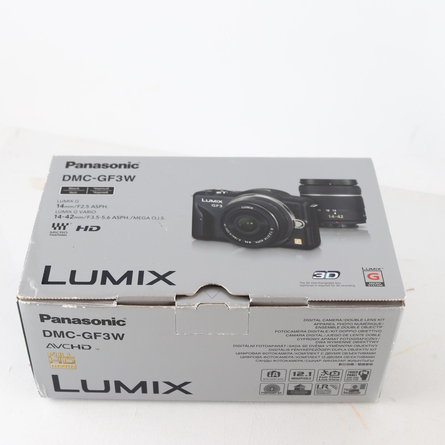 Kamera, Lumix DMC-GF3W. Samfraktas ej.