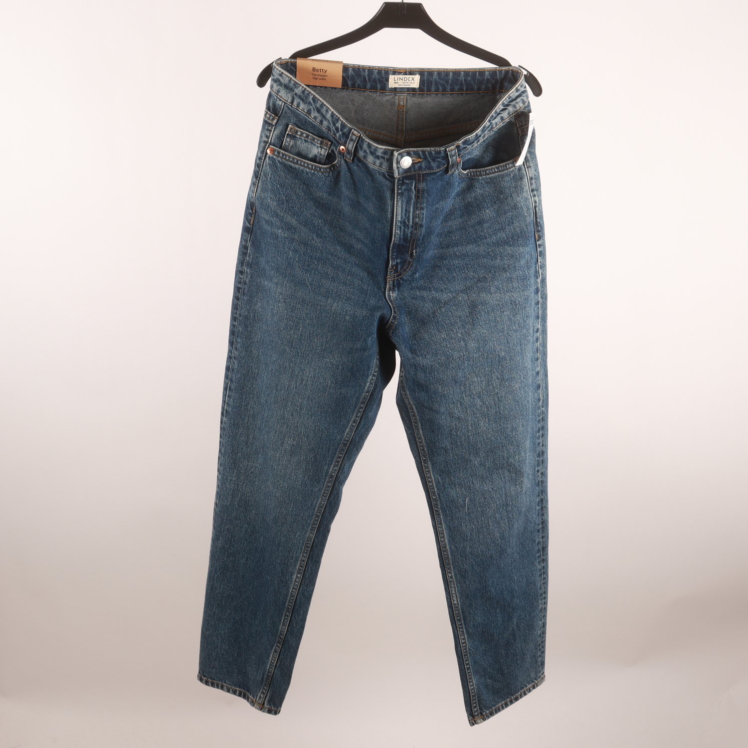 Jeans, Lindex, blå, stl. 40