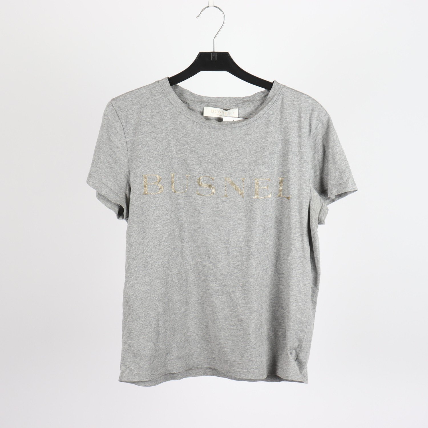 T-shirt, Busnel, grå, guld, stl. 34
