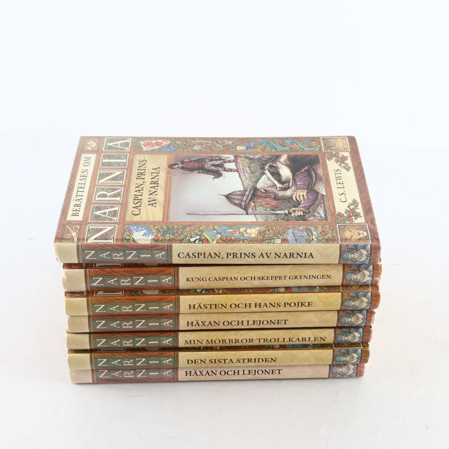 C.S. Lewis, Berättelsen om Narnia, komplett serie med 7 volymer