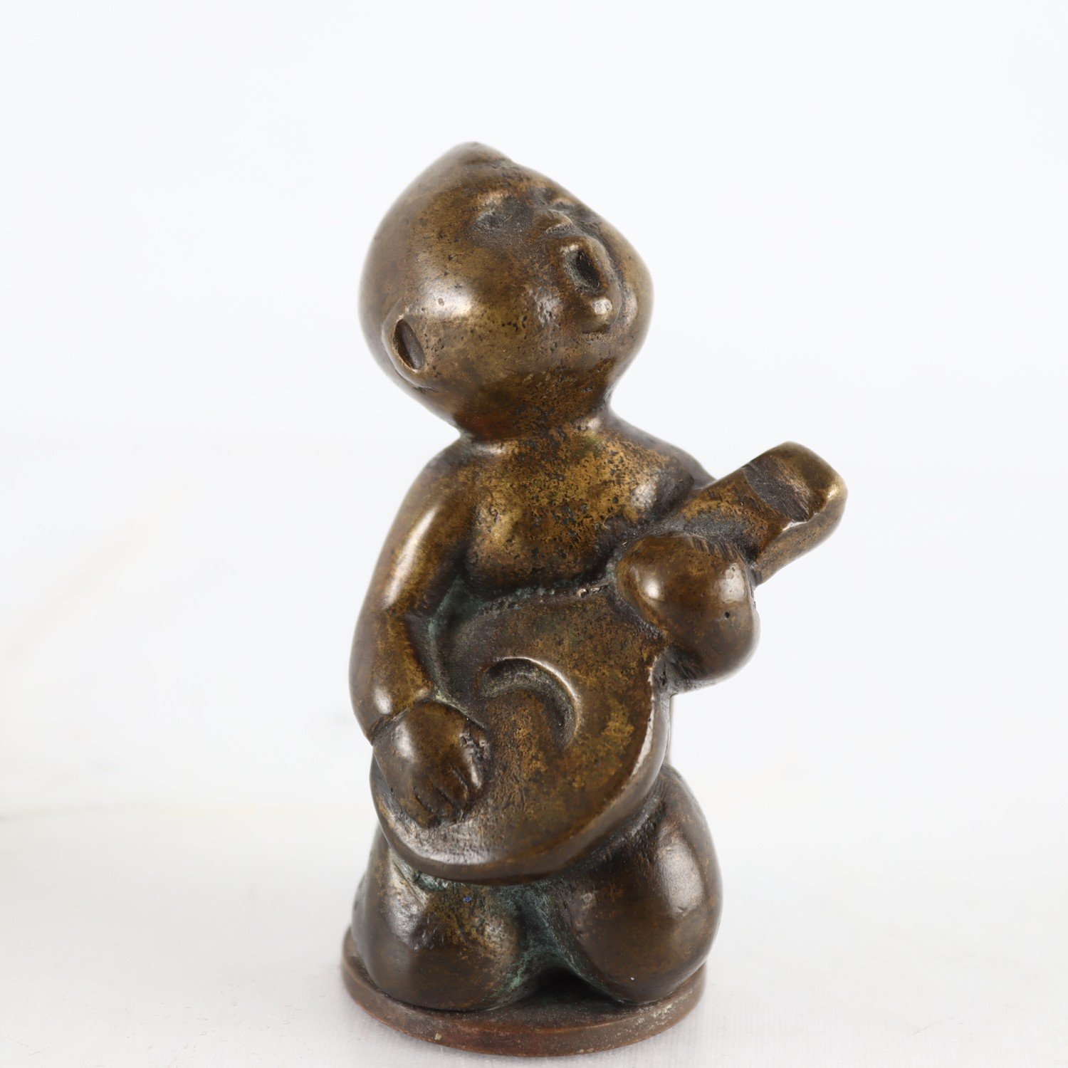 Figurin/sigill, Serenad, brons, Hugo Gehlin