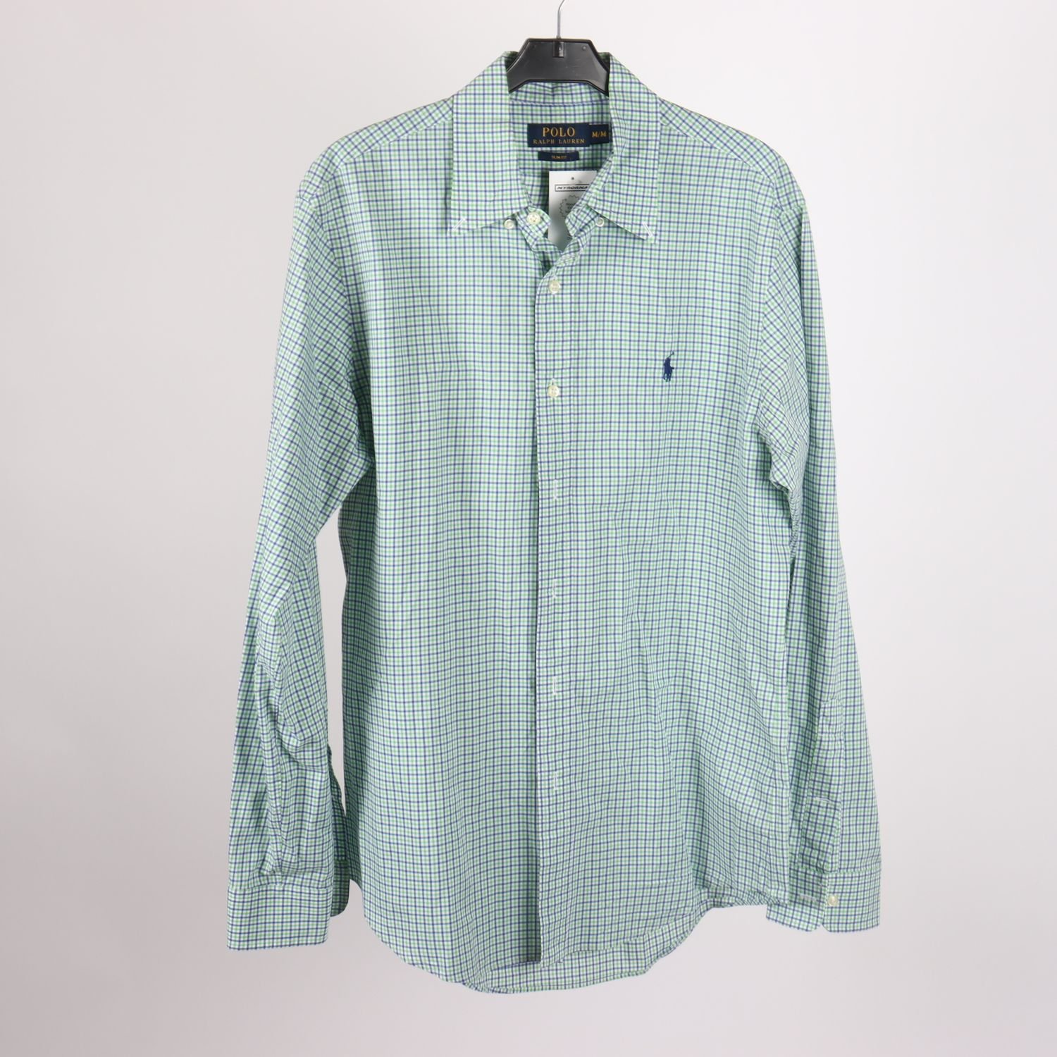 Skjorta, Polo Ralph Lauren, grön, blå, stl. M