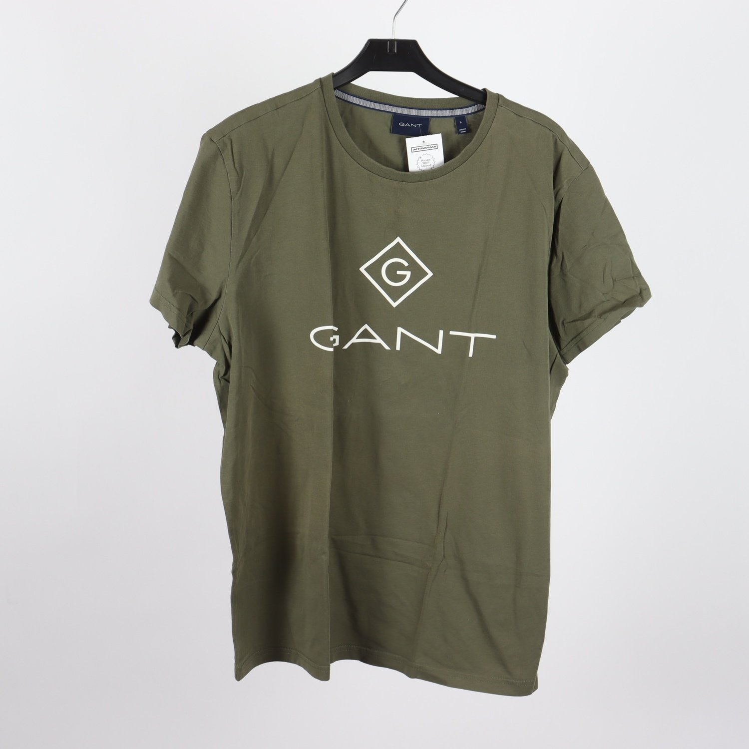 T-shirt, GANT, grön, stl. L