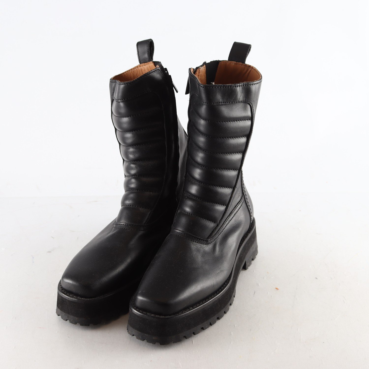 Chelsea boots, skinn, & Other Stories, svart, stl. 40