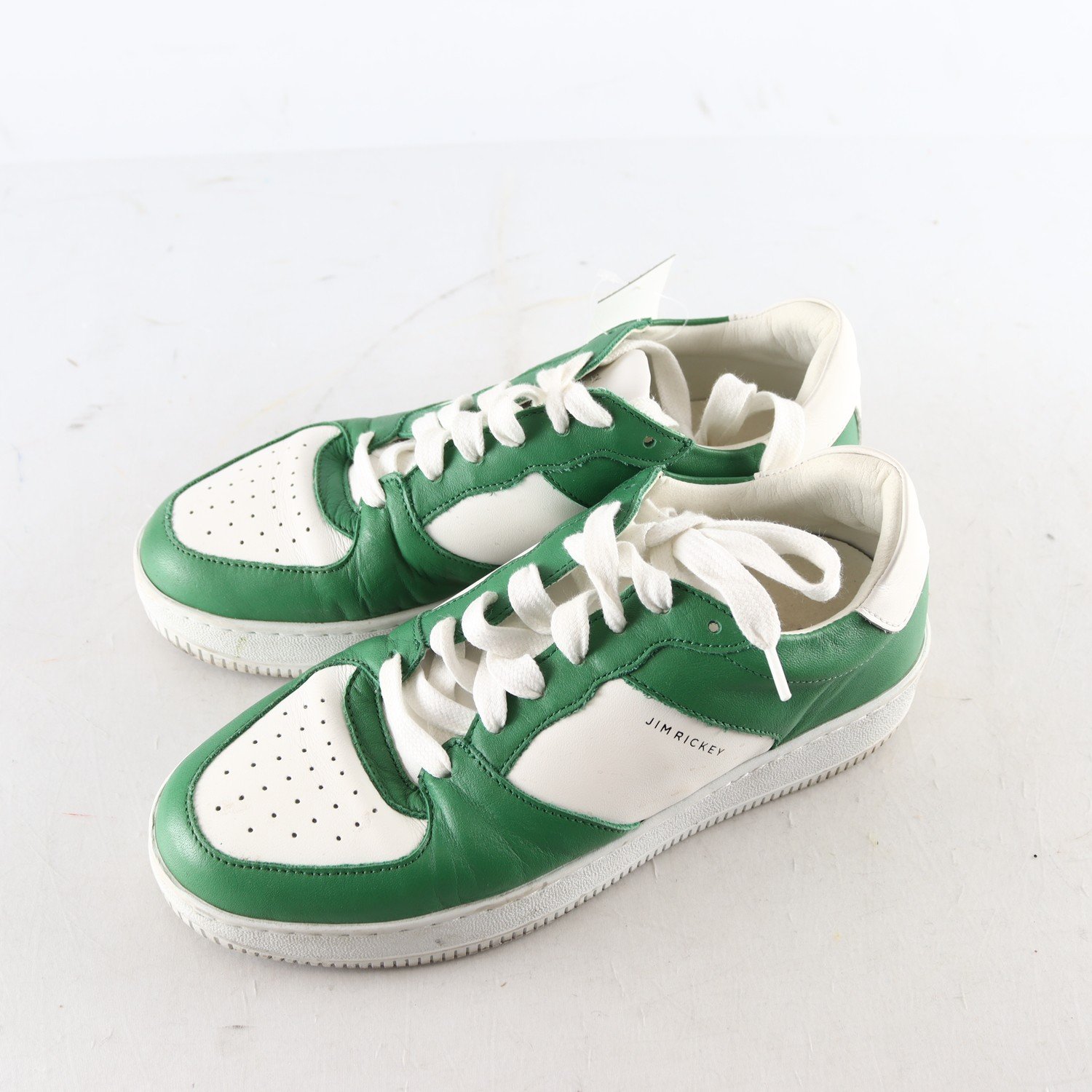 Sneakers, Jim Rickey, grön/vit, stl. 37
