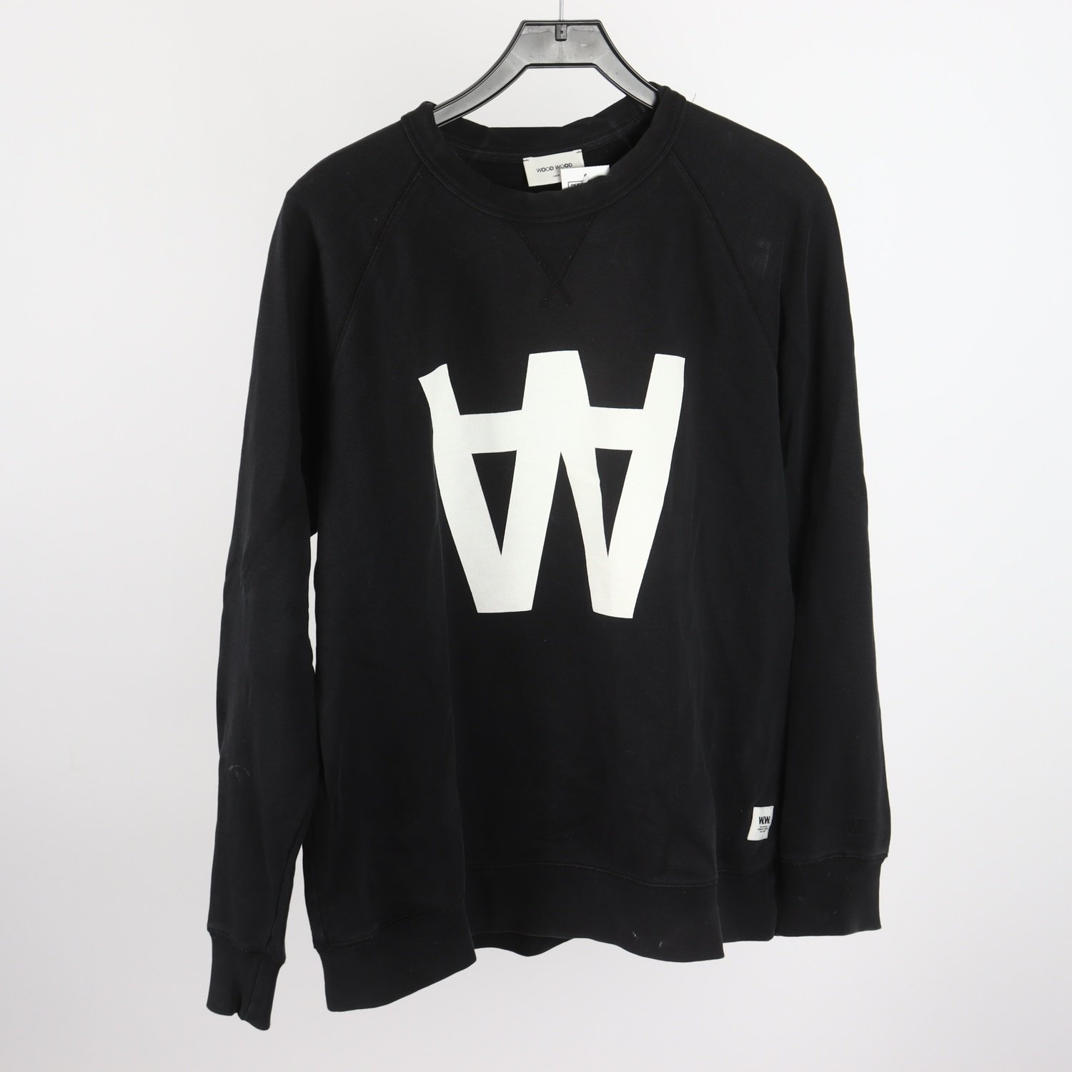 Sweatshirt, Wood Wood, svart, stl. L