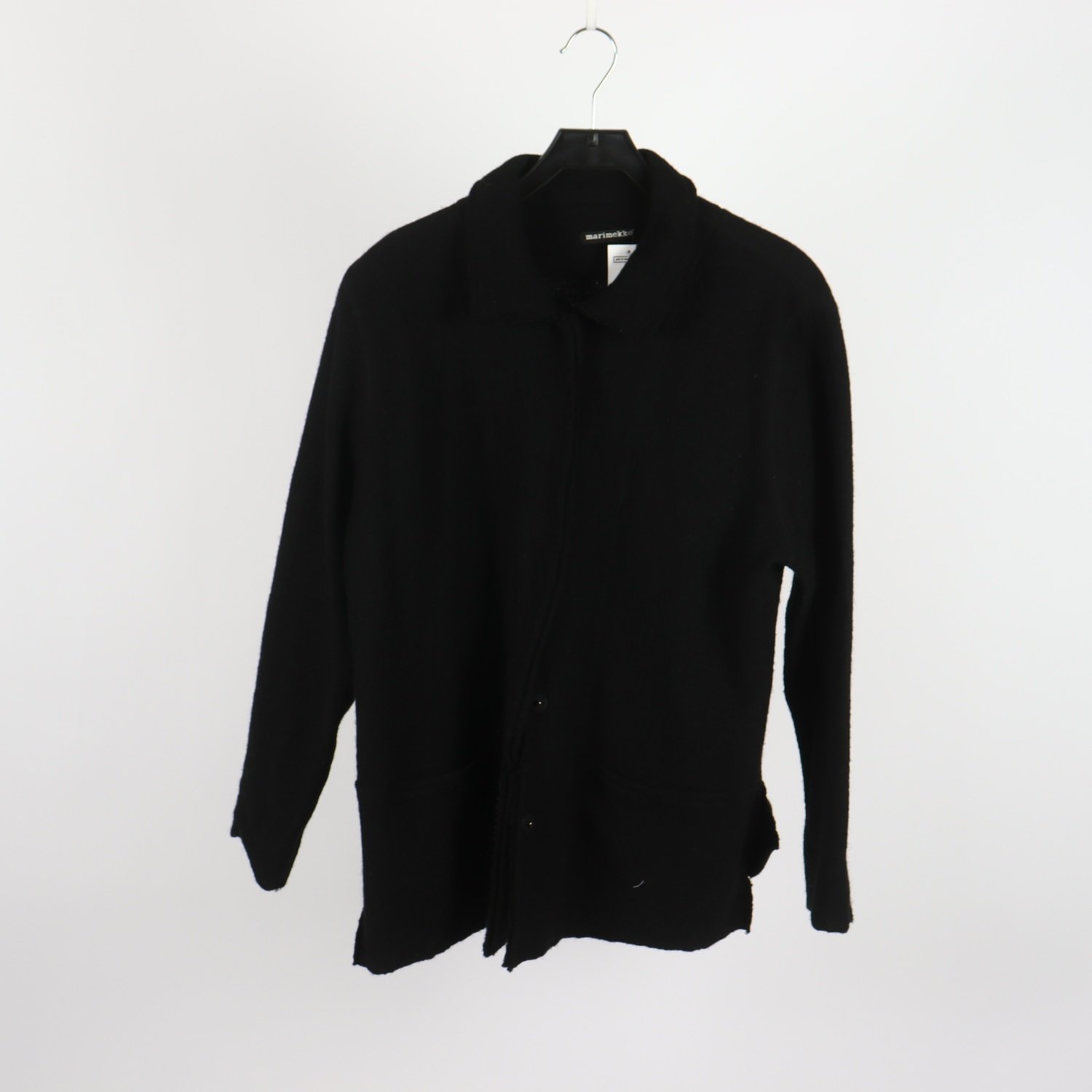 Jacka/tröja, Marimekko, svart, 100% ull, stl. L
