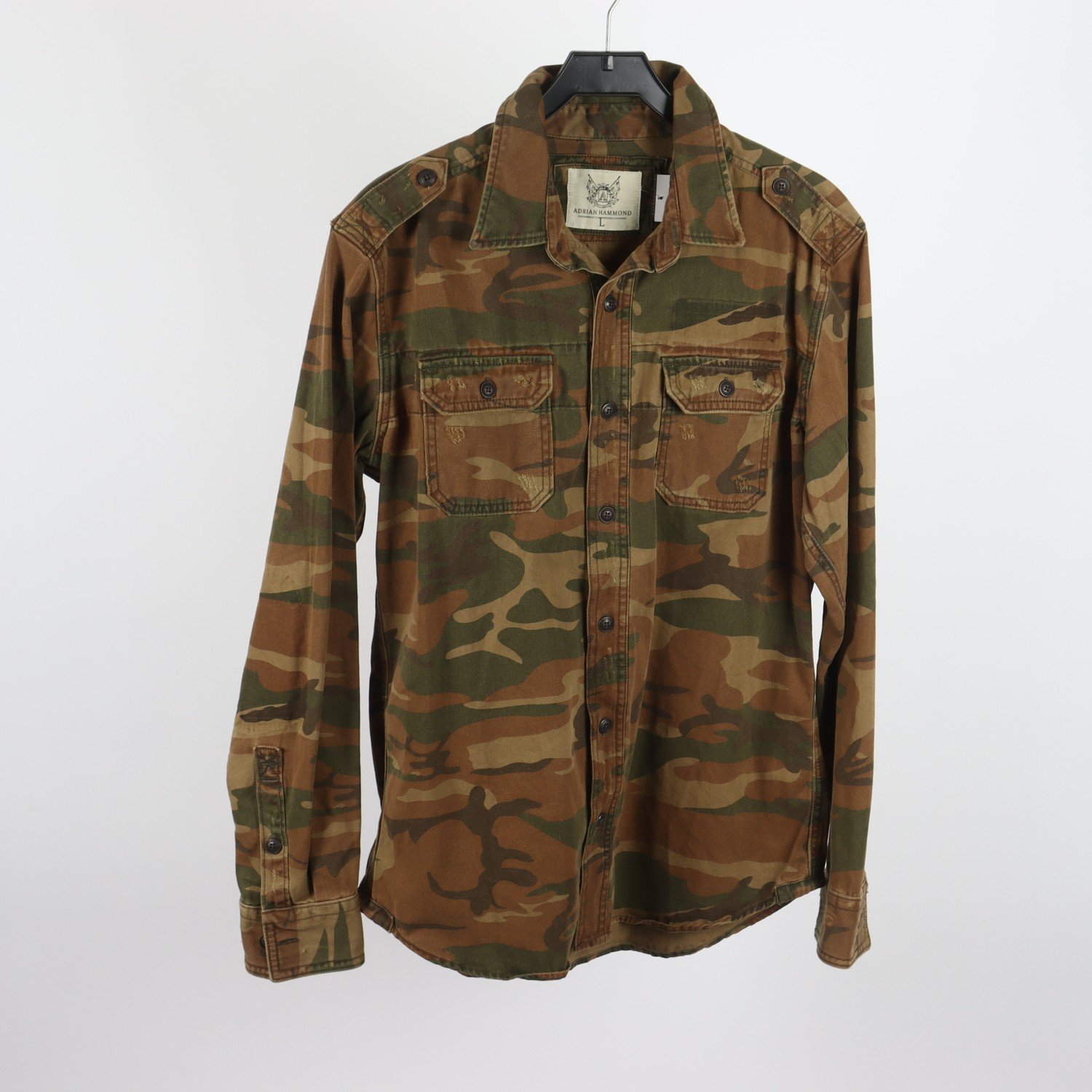 Skjorta, Adrian Hammond, camouflage, stl. L