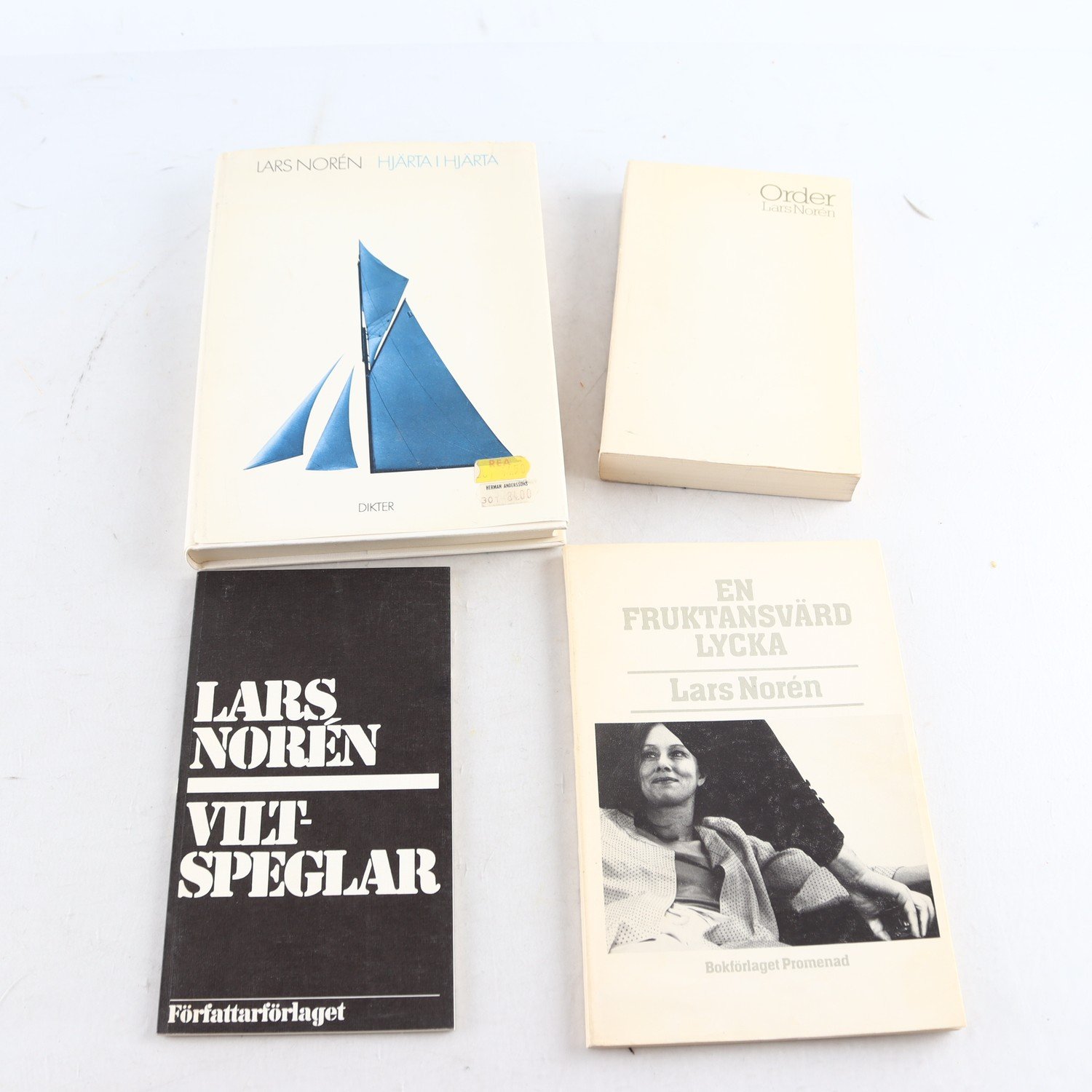 Lars Norén, bokpaket med 4 volymer