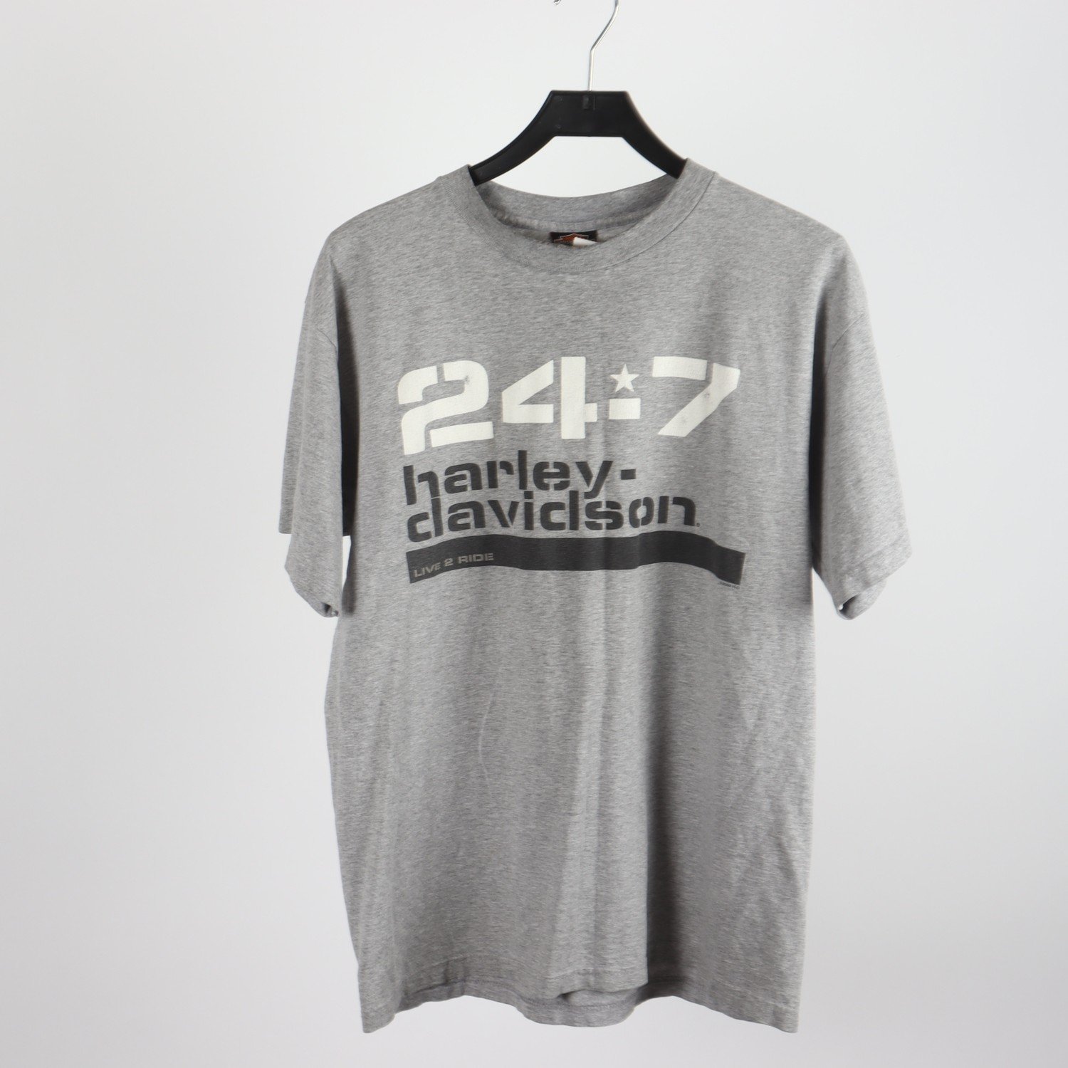 T-shirt, Harley-Davidson, grå, stl. L