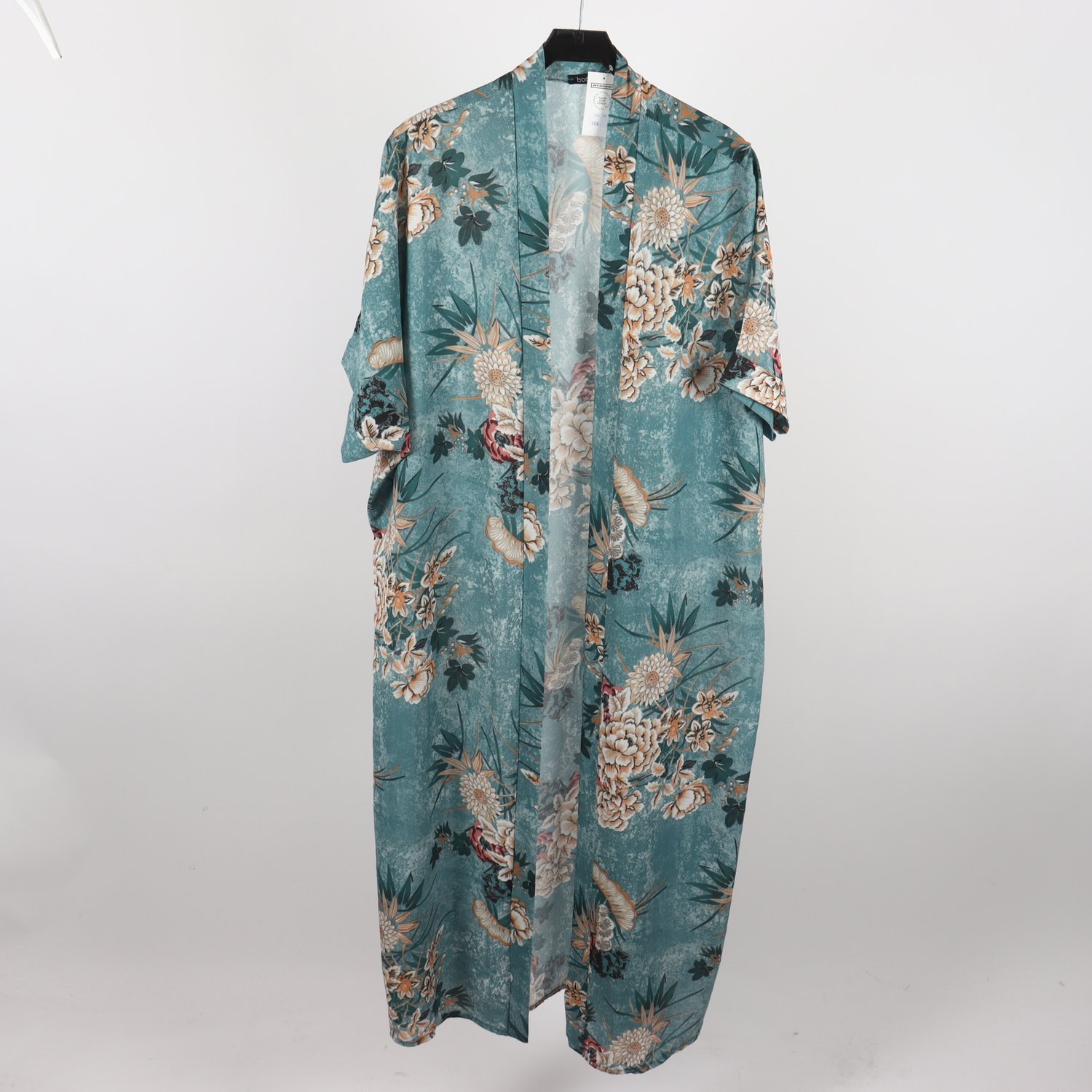 Kimono/kaftan, Boohoo, mönstrad, stl. 36/38
