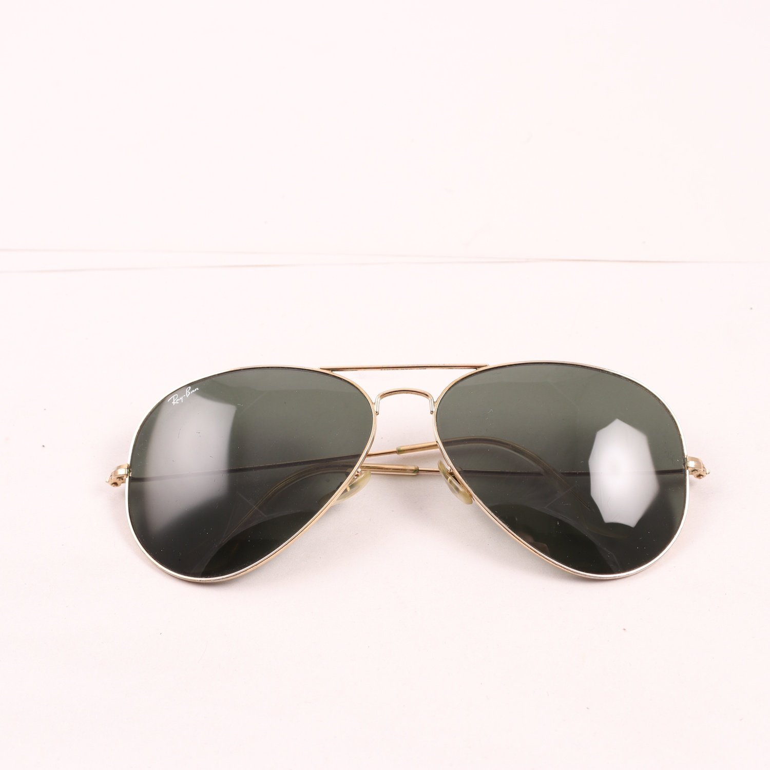 Solglasögon, Ray Ban Aviator Large, guldfärgad metall