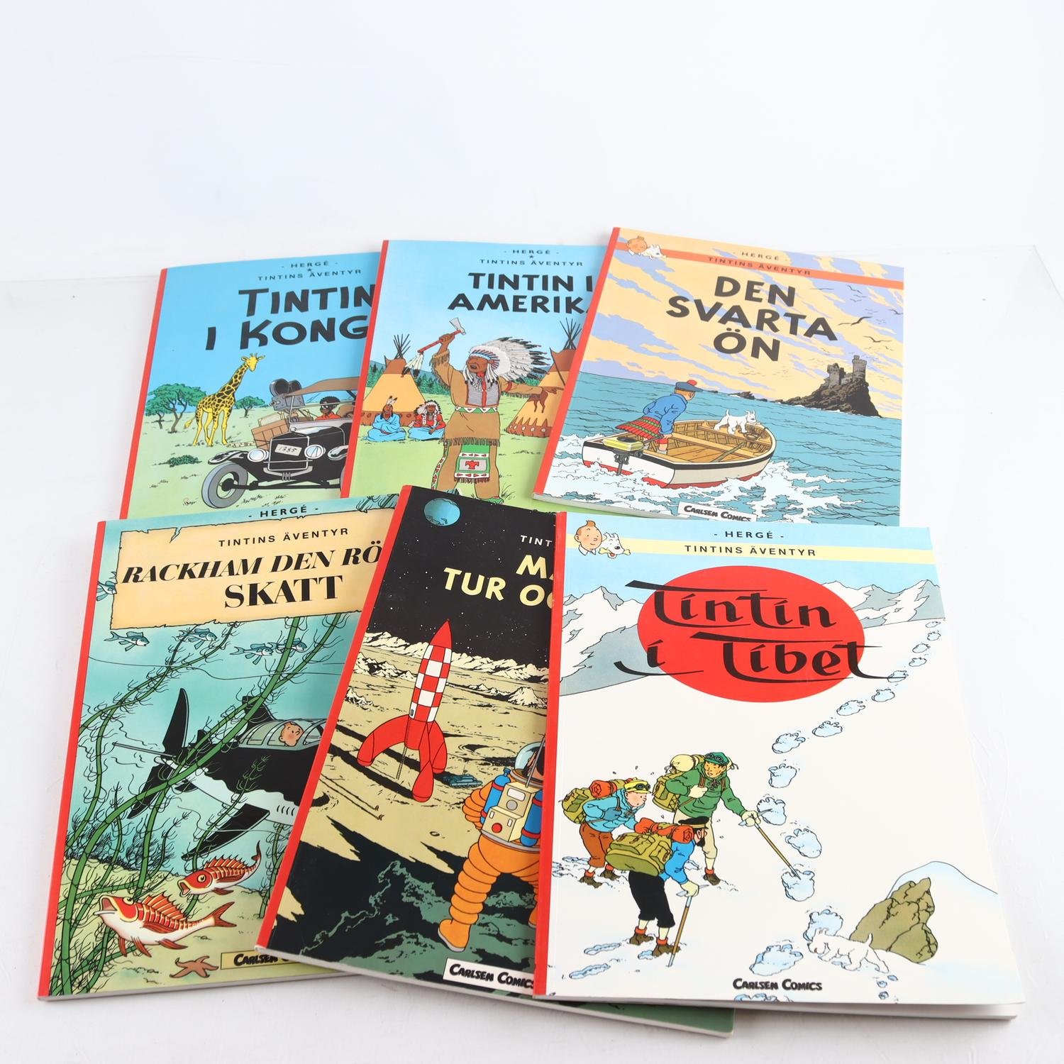 Hergé, Tintins äventyr, 6 album utgivna 2004-2011