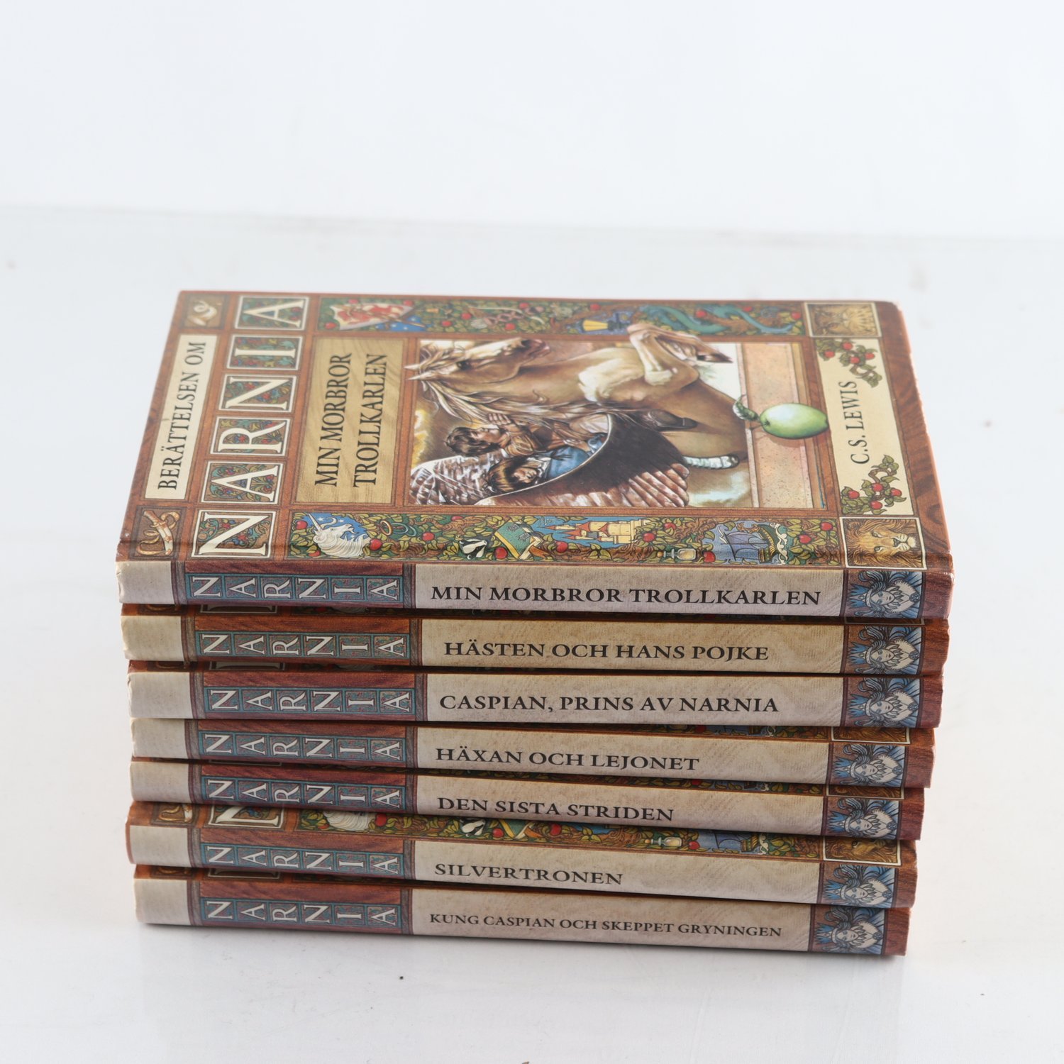 C.S. Lewis, Berättelsen om Narnia, komplett serie med sju delar