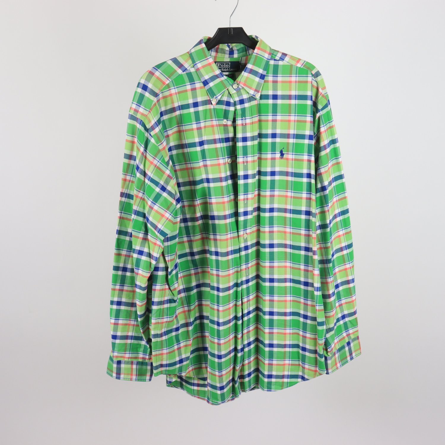 Skjorta, Polo Ralph Lauren, grön, blå, stl. L