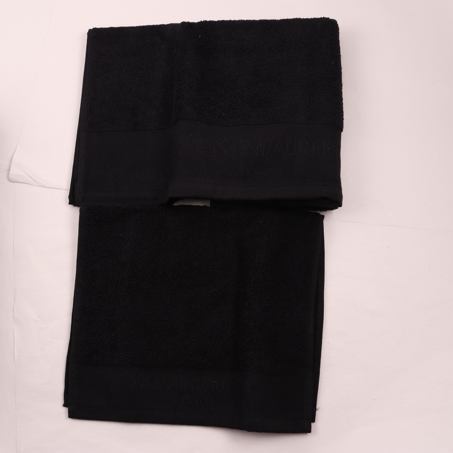 Handdukar, Yves Saint Laurent, svart, 2 stycken