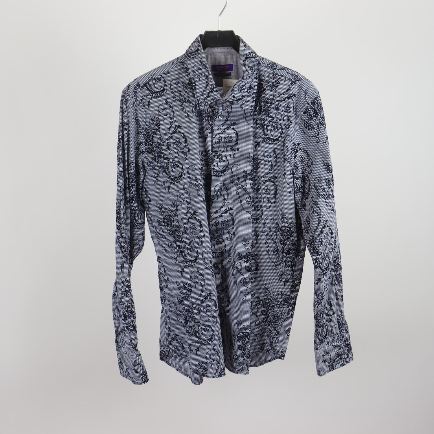 Skjorta, Giordano, Made in Italy, mönstrad, stl. XL