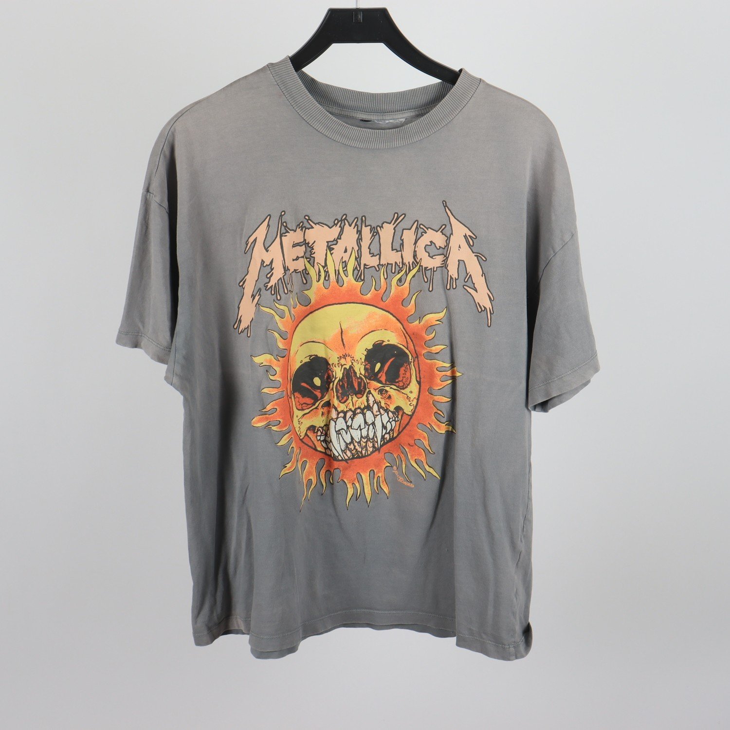 T-shirt, Metallica, grå, stl. (L/XL)