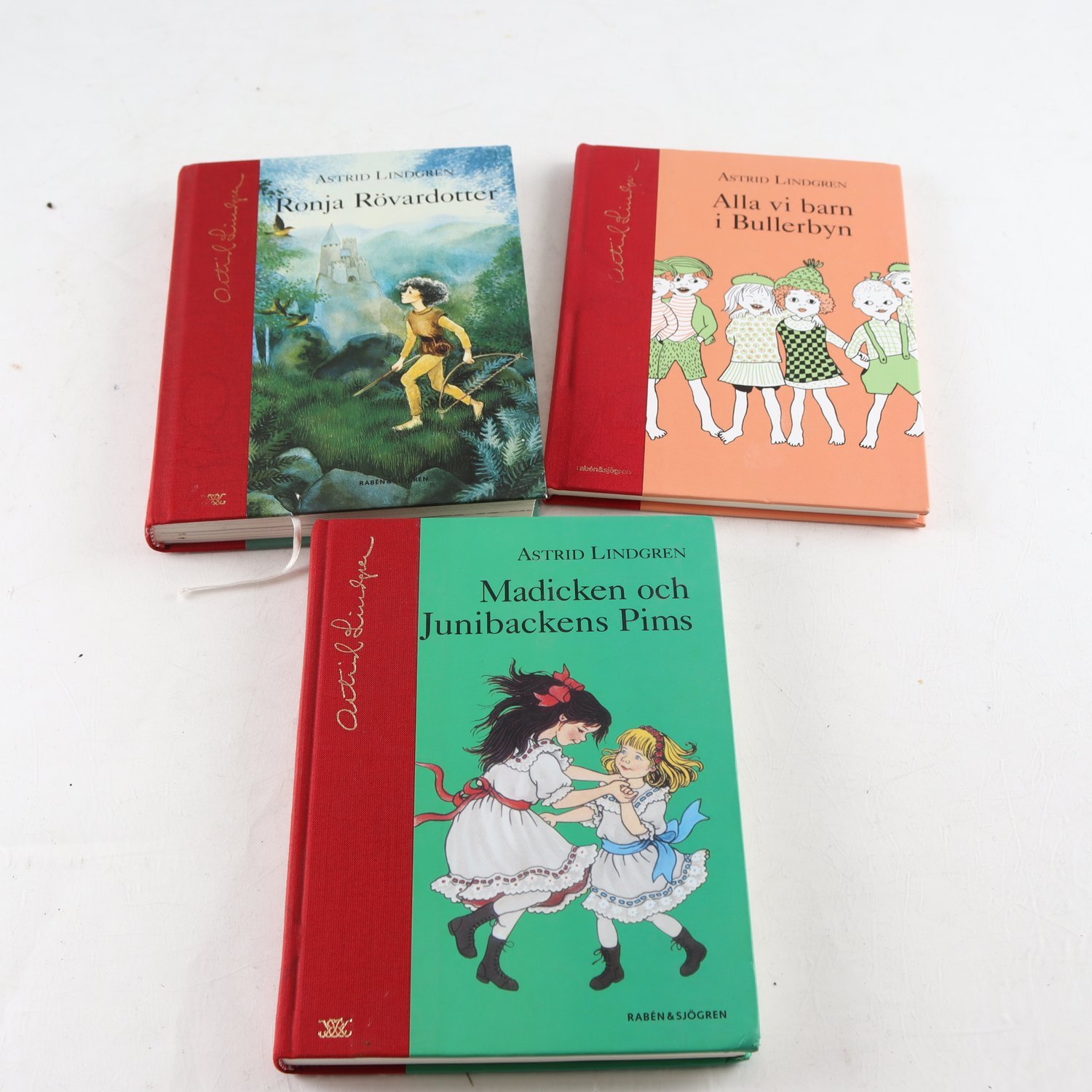Astrid Lindgren, bokpaket med 3 volymer