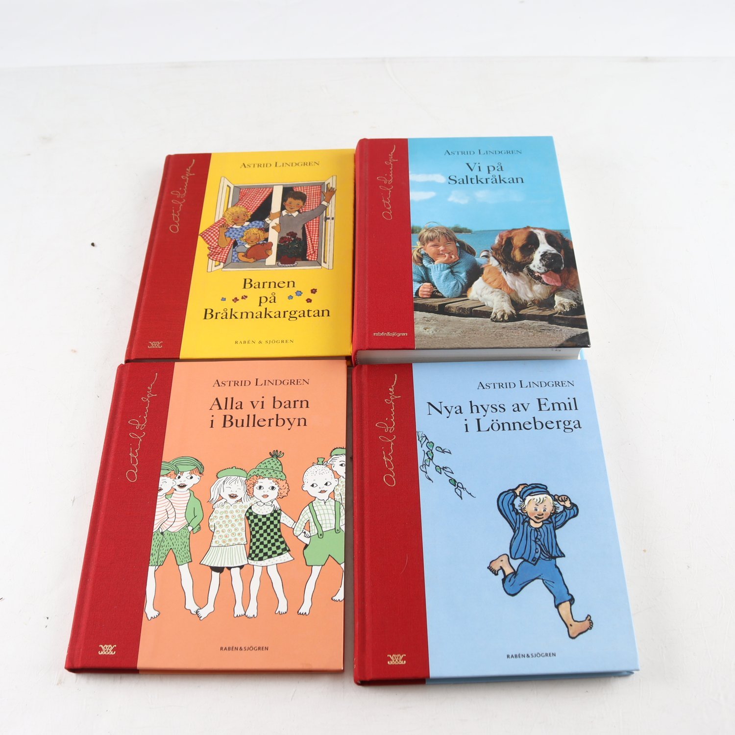 Astrid Lindgren, bokpaket med 4 volymer