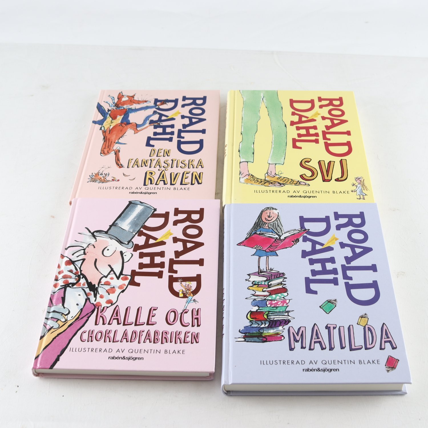Roald Dahl, bokpaket med 4 volymer