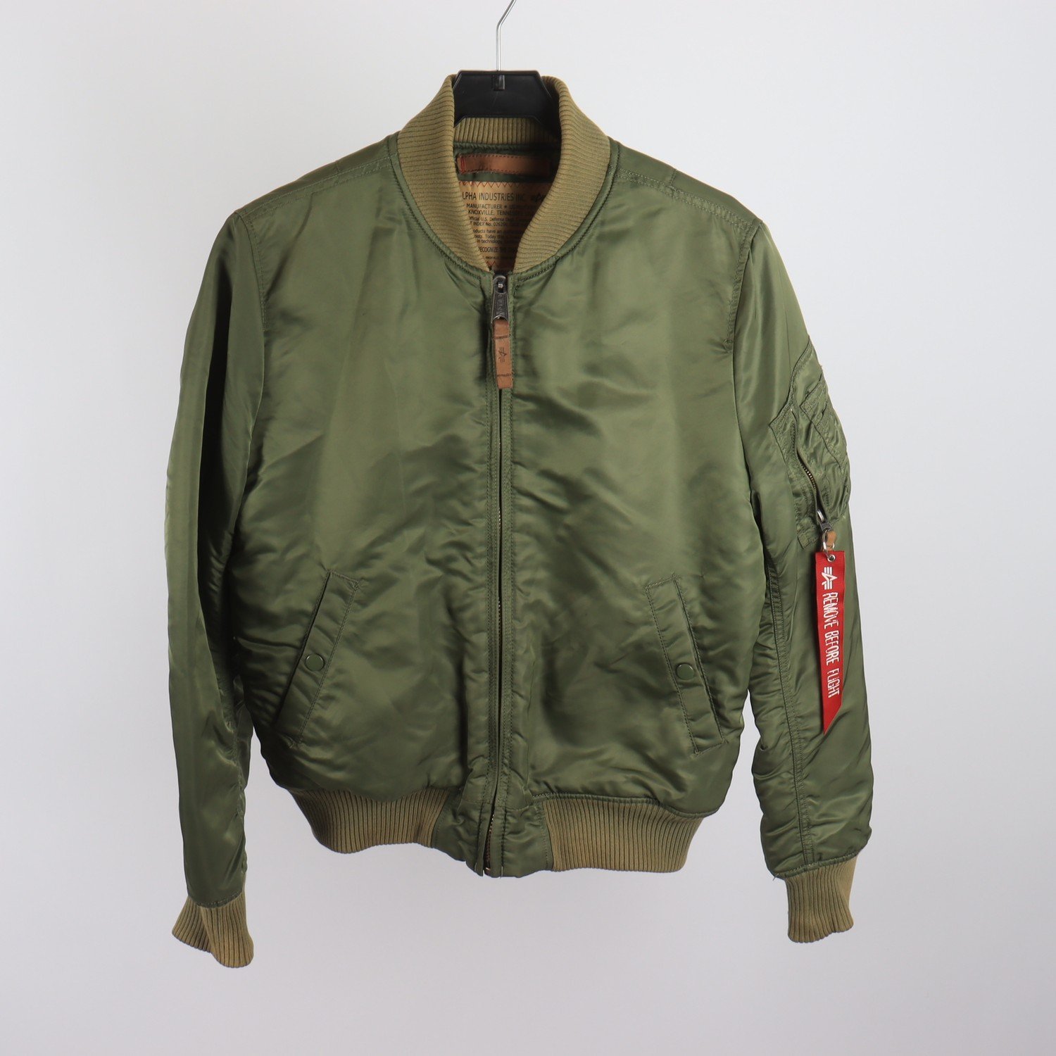 Bomberjacka, Alpha Industries, Grön, Stl. M