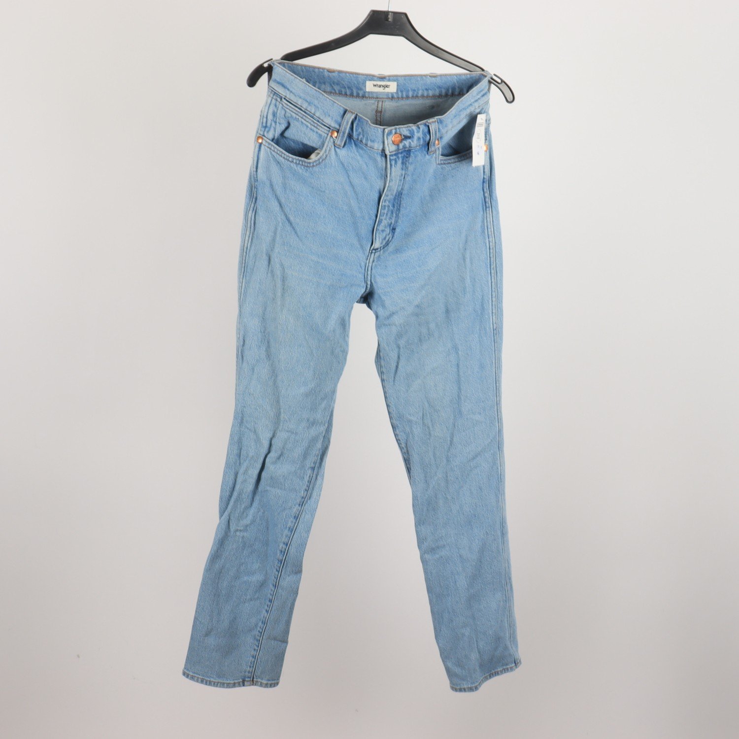 Jeans, Wrangler, blå, stl. W. 28″ L. 34″