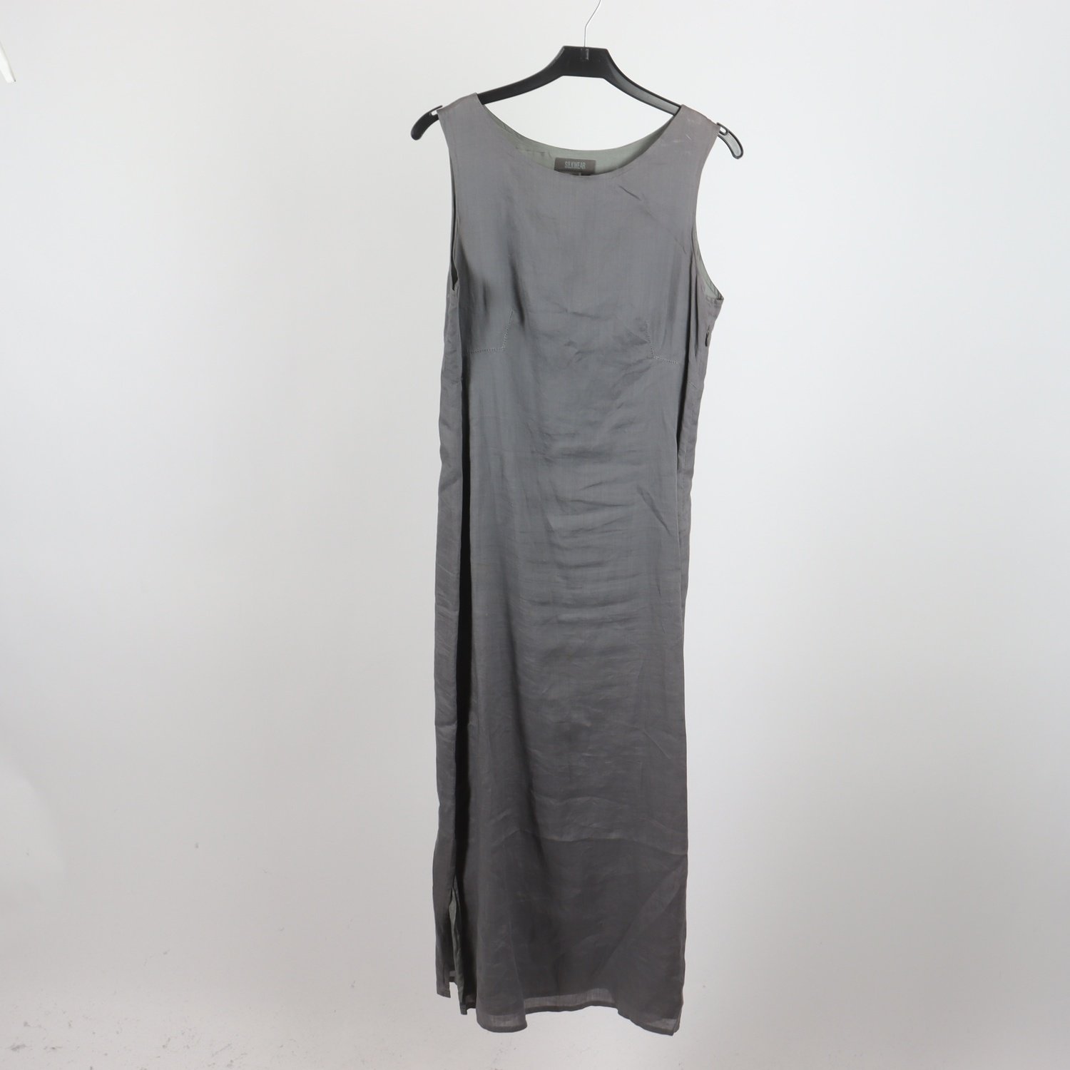 Klänning, Silkwear, grå, 100 % ramie, stl. S