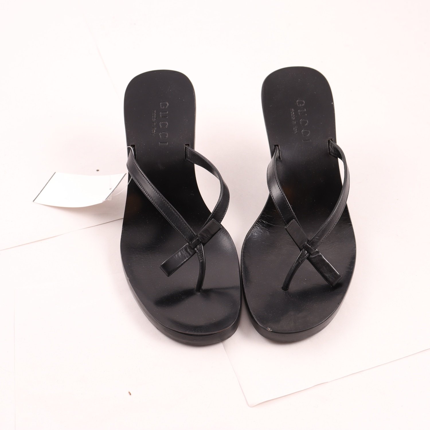 Sandaletter, Gucci, Made in Italy, svart, stl. 36