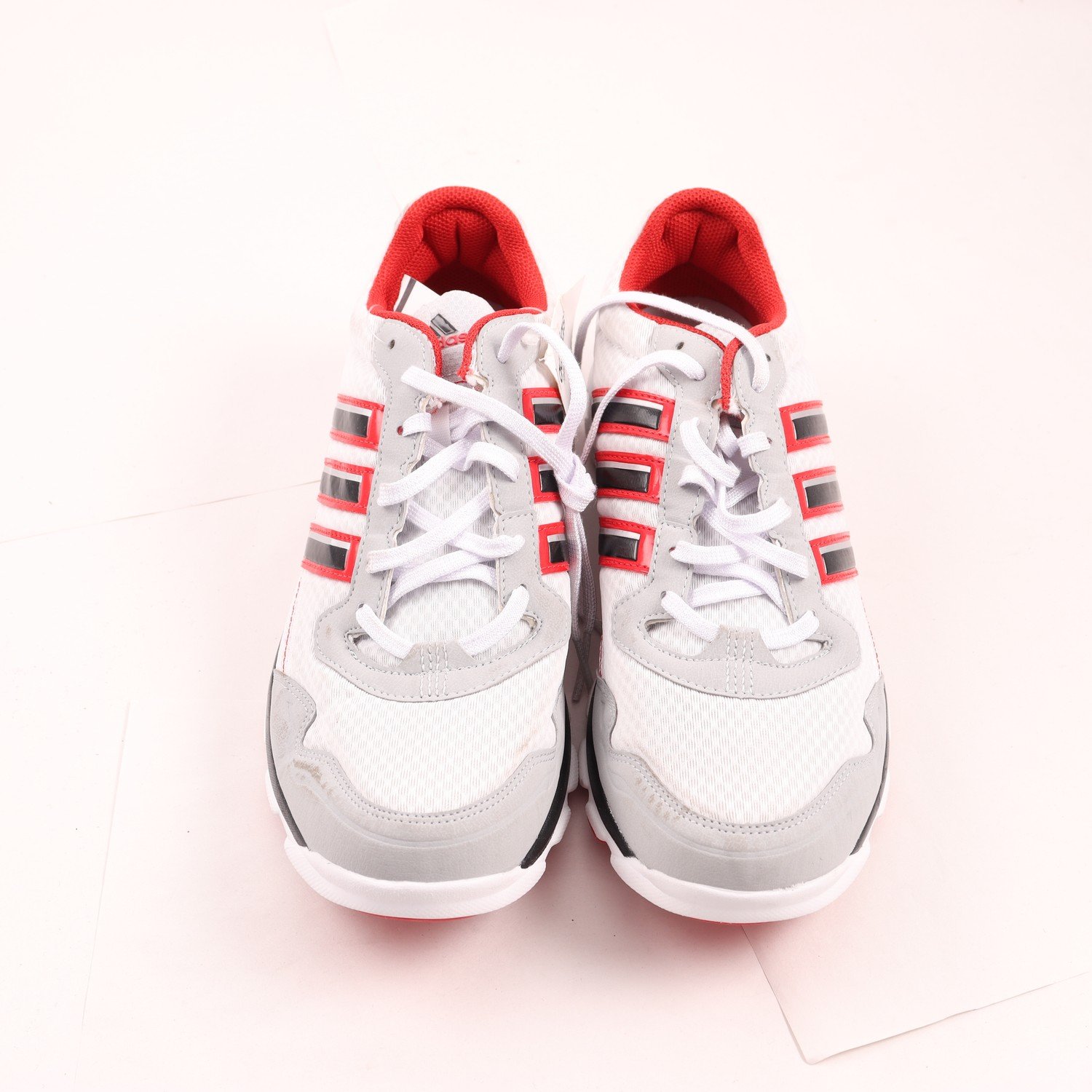 Sneakers, Adidas, vit/röd, stl. 10 1/2 (44)