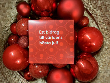 Ett presentkort som bidrar till världens bästa jul. ❤️