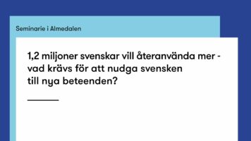 Myrornas seminarium i Almedalen tisdag 4 juli