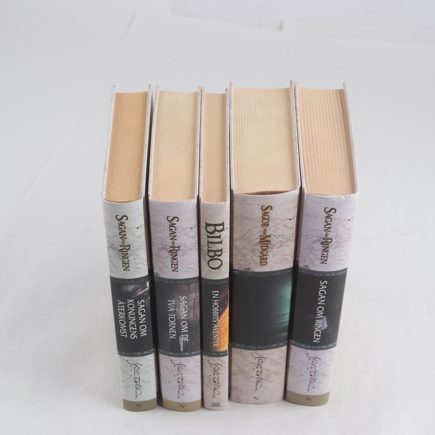 Sagan om ringen trilogin + 2 extra band, J.R.R. Tolkien