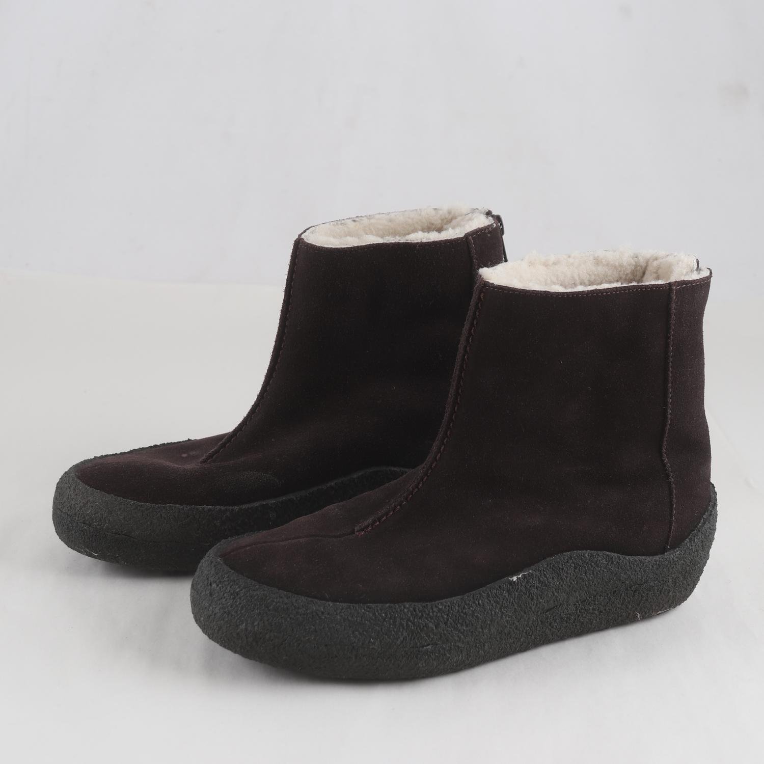 Kängor, Clarks, brun, foder i ull,stl. 40