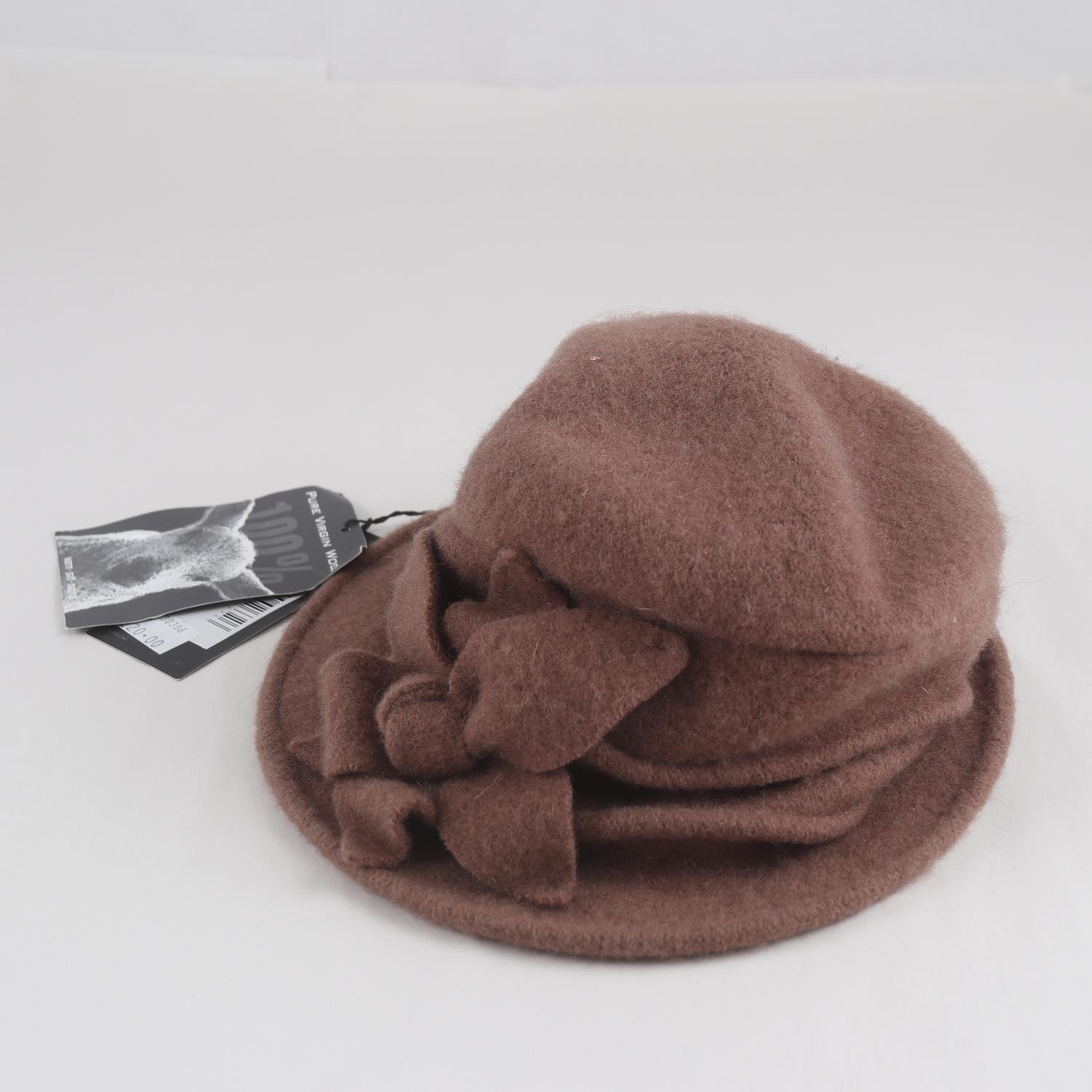 Mössa, Seeberger, brun, ull
