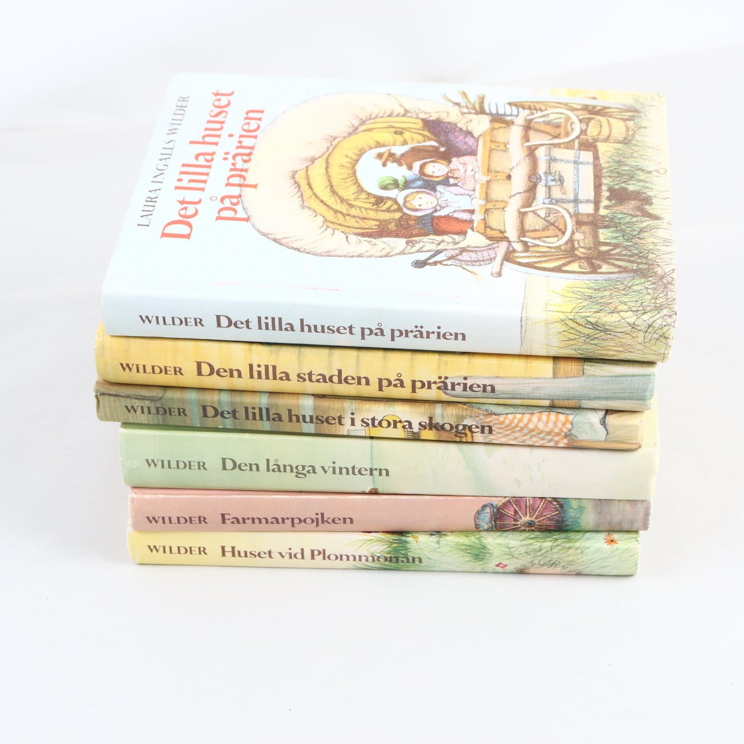 Laura Ingalls Wilder, Det lilla huset på prärien, paket 6 volymer. Samfraktas ej
